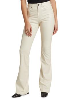 更多VERONICA BEARD, VERONICA BEARD | Beverly Faux Leather Flared Leg Jeans商品图片 4.9折