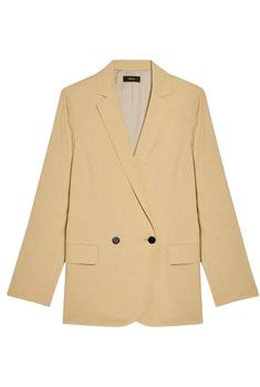 theory西装多少钱, Theory | Oversized boy jacket in good linen商品图片 6折