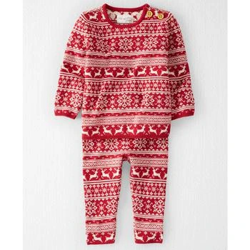 Carter's | Baby Boys or Baby Girls Organic Fair Isle Sweater and Pants, 2 Piece Set 