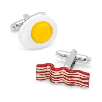 美妆蛋成分, Cufflinks Inc. | Bacon and Eggs Breakfast Cufflinks商品图片 