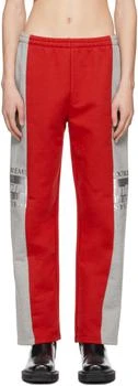 VTMNTS | Red & Gray 'Extreme System' Lounge Pants 3折, 独家减免邮费