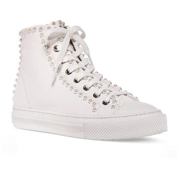 Stuart Weitzman | Stuart Weitzman Womens Ollie Beaded Lace-up Casual and Fashion Sneakers商品图片,6.5折, 独家减免邮费