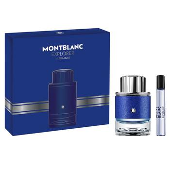 MontBlanc | Montblanc Mens Explorer Ultra Blue Gift Set Fragrances 3386460130554商品图片,5.2折, 满$275减$25, 满减