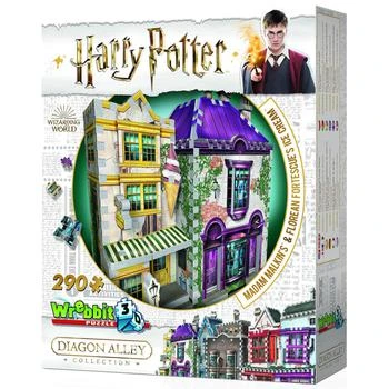 The Hut | Harry Potter Diagon Alley Collection Madam Malkins & Florean Fortescues 3D Puzzle (290 Pieces) 