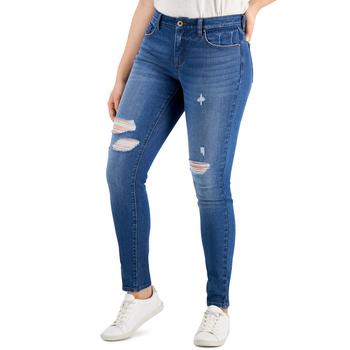 推荐Petite Curvy-Fit Skinny Jeans, Created for Macy's商品