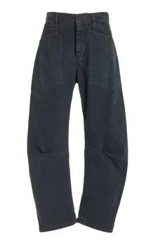 推荐NILI LOTAN - Shon Cotton Pants - Navy - US 10 - Moda Operandi商品