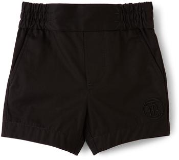 Burberry | Baby Black Logo Chino Shorts商品图片,独家减免邮费