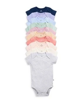 Honest Baby | Girls' 10 Pack Short Sleeve Bodysuits - Baby,商家Bloomingdale's,价格¥366