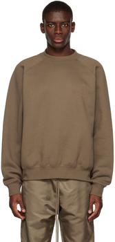商品Essentials | 棕色圆领套头衫,商家SSENSE,价格¥530图片