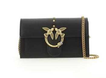 pinko bag链条包, PINKO | Pinko Logo Plaque Chain-Link Crossbody Bag商品图片 6.7折