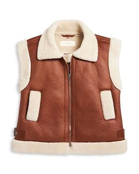 Blank NYC | Girls' Faux Leather & Faux Sherpa Trimmed Vest - Big Kid,商家Bloomingdale's,价格¥603