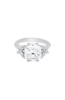 Queen Jewels | Sterling Silver Asscher Cut CZ Ring,商家Nordstrom Rack,价格¥300