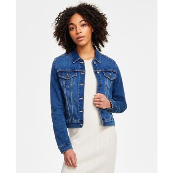 商品Calvin Klein | Women's Denim Trucker Jacket,商家Macy's,价格¥481图片