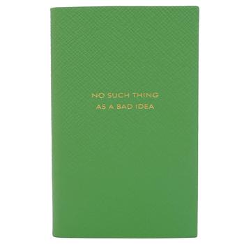 商品Smythson No Such Thing As A Bad Idea Notebook In Emerald图片
