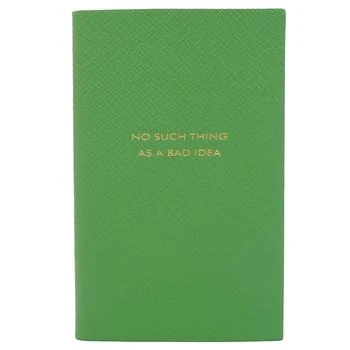 SMYTHSON | No Such Thing As A Bad Idea Notebook In Emerald,商家Jomashop,价格¥363