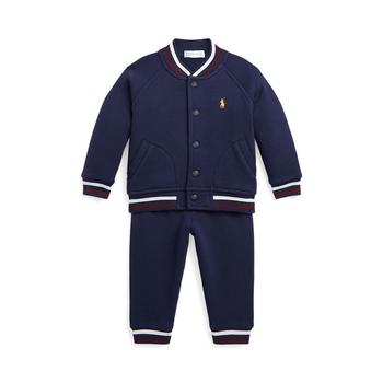 Ralph Lauren | Baby Boys Fleece Baseball Jacket and Jogger Pants Set商品图片,