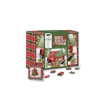 Lang | Santa's Truck Christmas Countdown Puzzle商品图片,6.9折×额外7折, 额外七折