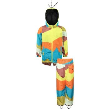 推荐Bird colorful zipped rain jacket and pants商品