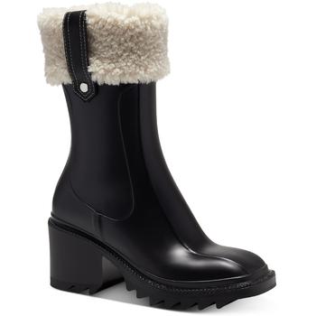 商品INC International | INC Womens Eddiie 2 Faux Shearling Mid-Calf Rain Boots,商家BHFO,价格¥189图片