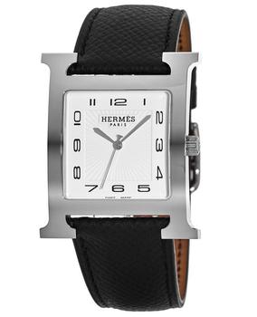 Hermes | Hermes H Hour White Dial Leather Strap Midsize  Women's Watch 036832WW00商品图片,8.2折