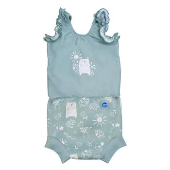 Splash About | Toddler Girls Happy Nappy Swimsuit with Swim Diaper,商家Macy's,价格¥207