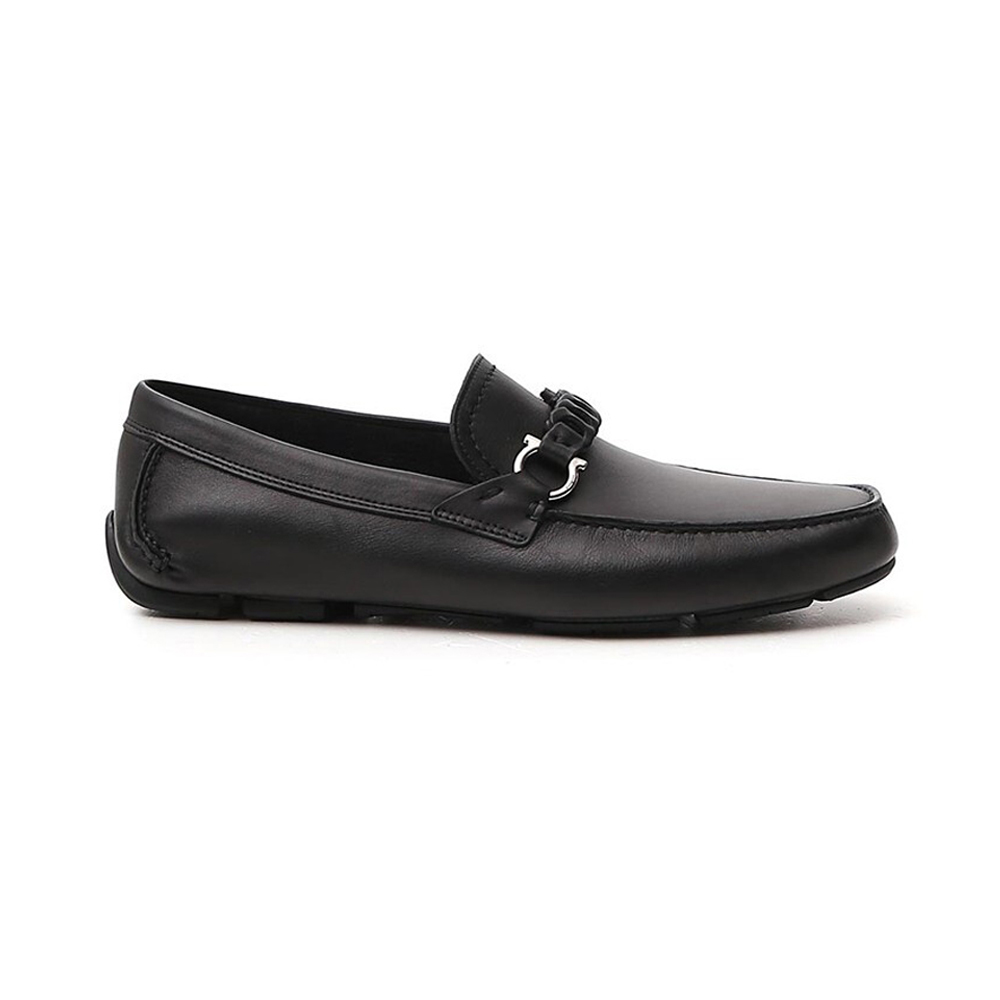 商品Salvatore Ferragamo | SALVATORE FERRAGAMO 菲拉格慕 男士黑色橡胶便鞋 02-C216-724923,商家Beyond Italylux,价格¥2508图片
