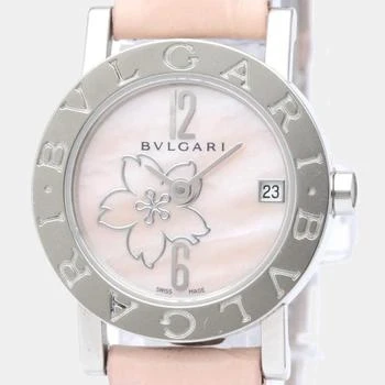 推荐Bvlgari MOP Stainless Steel Bvlgari Bvlgari BB23SL Women's Wristwatch 23 mm商品