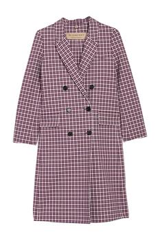 Burberry | Burberry Ladies Parwoodul Plaid Coat, Brand Size 6 (US Size 4)商品图片,1.4折