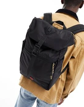 Ralph Lauren | Polo Ralph Lauren roll top backpack in black with shield logo 