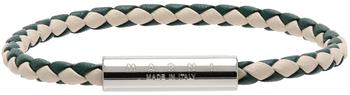 Marni | White & Green Braided Bracelet商品图片,3.6折