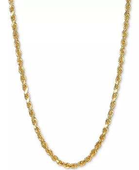 Italian Gold | Rope 30" Chain Necklace in 14k Gold,商家Macy's,价格¥12852