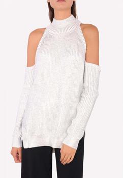 推荐Cold-Shoulder Cable Knit Top商品