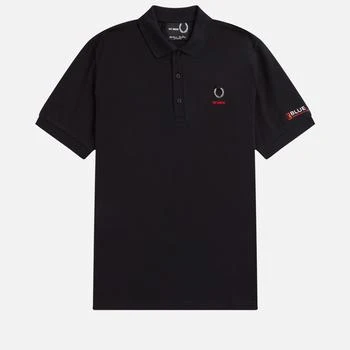 推荐Fred Perry x Raf Simons Embroidered Cotton-Piqué Polo Shirt商品