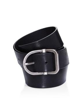 推荐Men's D-Shape Buckle Leather Belt商品