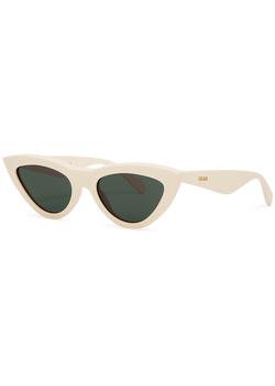 Celine, Celine | Cream cat-eye sunglasses商品图片 