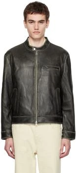 推荐Black Racing Leather Jacket商品