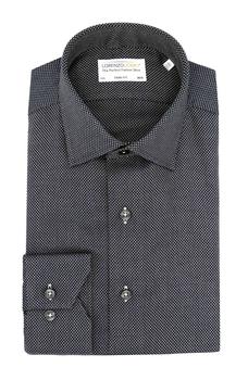 Lorenzo Uomo, Lorenzo Uomo | Trim Fit Diamond Textured Dress Shirt商品图片 3.9折