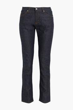 推荐Bret mid-rise slim-leg jeans商品
