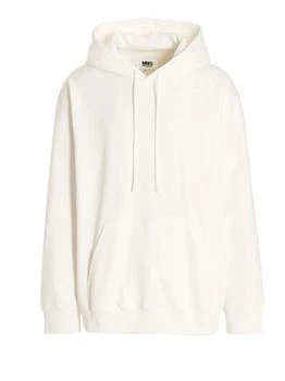 MM6 | MM6 Maison Margiela Graphic Printed Drawstring Hoodie 4.7折