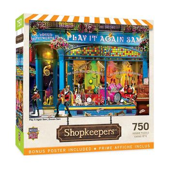 商品MasterPieces Puzzles | 750 Piece Jigsaw Puzzle For Adults, Family, Or Kids - Play It Again Sam - 18"x24",商家Macy's,价格¥144图片