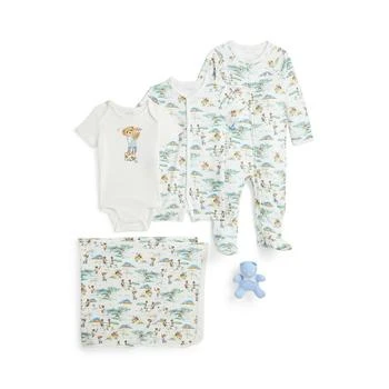 Ralph Lauren | Baby Boys Polo Bear Cotton Gift Set, 5 Piece,商家Macy's,价格¥1095