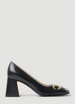 Gucci | Horsebit Mid-Heel Pumps 6.7折