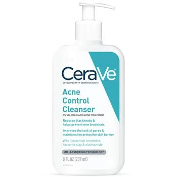 推荐CeraVe Acne Control Salicylic Acid Cleanser 8 oz商品