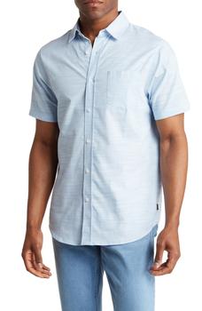 推荐Lennox Short Sleeve Button-Up Shirt商品