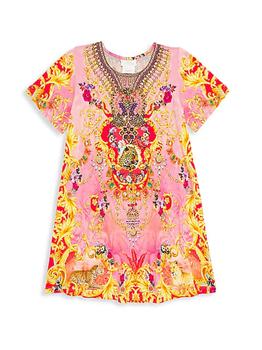 Camilla是什么牌子, Camilla | Little Girl's & Girl's Flare Hem T-Shirt Dress商品图片 3.7折