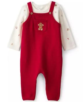 Carter's | Baby Boys 2-Piece Gingerbread T-Shirt and Overalls Set,商家Macy's,价格¥92