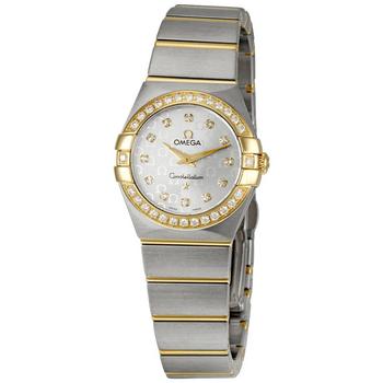 欧米茄星座怎么样, [二手商品] Omega | Pre-owned Omega Constellation Diamond Silver Dial Ladies Watch 123.25.24.60.52.002商品图片 4折