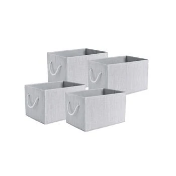 WeThinkStorage | 34 Litre Collapsible Fabric Storage Bins with Cotton Rope Handles, Set of 4,商家Macy's,价格¥766