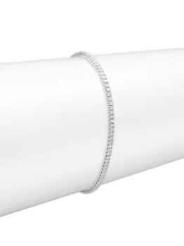 Saks Fifth Avenue | 14K White Gold & Diamond Bracelet商品图片,5折