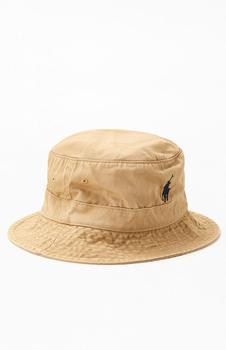 拉夫劳伦帽子新款, Ralph Lauren | Tan Loft Bucket Hat商品图片 